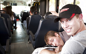 Russian ass on the bus