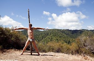 Logan Stevens is captured and edged. by Men On Edge image 6