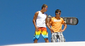 Colin Hewitt and Luke Hamill - Adventure Series - Sandboarding