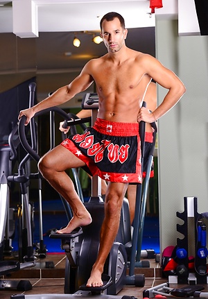 Rogerio Matteo in a gym