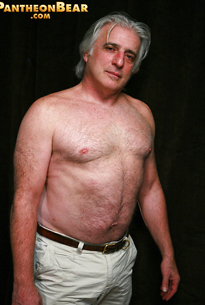 Gray daddy Davo shows his cock