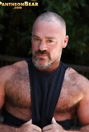 Bronson Gates shows his muscle hairy body by Pantheon Bear image 2