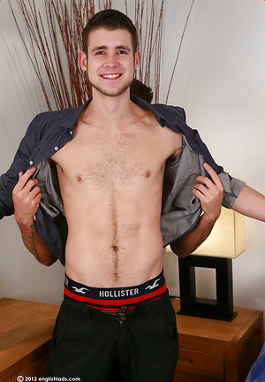 Hairy Young Tall Lad Kevin gets Wanked by a Guy for the 1st Time - Lucky Dan!