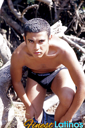 Hot latino boy posing naked
