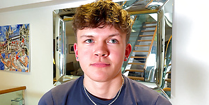Young Handsome Teen gets Manhandled & his Hard Uncut Cock Shoots Cum!