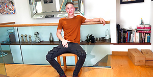 Straight Young & Ripped Stud gets Wanked Outside & his Rock Hard Uncut Cock Explodes with Cum!