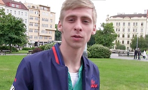 Czech twink boy barebacked