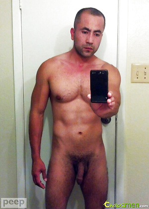 Bald man jacking off by ChaosMen image 13
