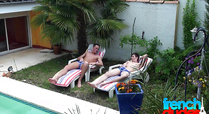 Playing around the pool by French Dudes image 2