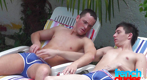 Playing around the pool by French Dudes image 4