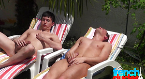 Playing around the pool by French Dudes image 7