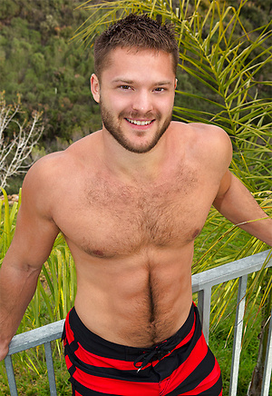 Handsome boy Hudson shows his muscular body by SeanCody image 2
