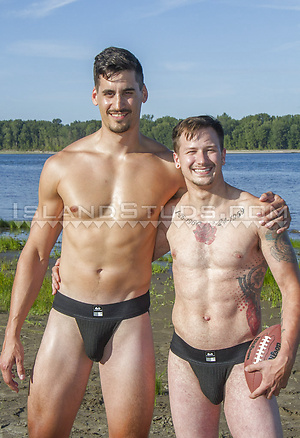 Football Nude #17: First Time Bromance! Donkey Ball Brenden Returns & Norwegian Newbie Ashton Sweat Together!