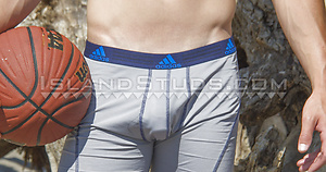 Bubble Butt Grant is Back! Tall Muscle Twink Skinny Dips, Pees, Opens Hole x2 and Busts a Big Load Only Here! by Island Studs image 2