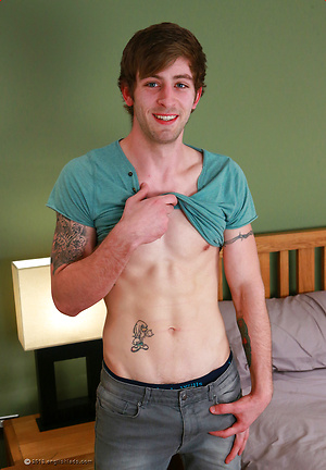Straight Young MMA Expert Chester Shows off his Lean Body & Massive 9 Inch Uncut Erect Cock!