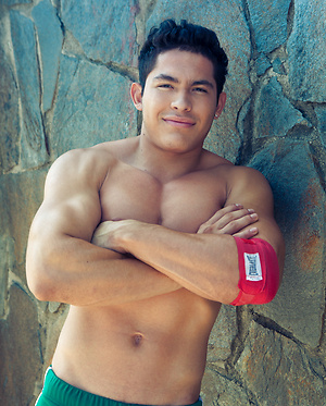 Louis Lee strokes dick