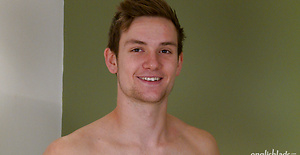 Joel lets Straight Mate Cameron be the 1st Guy to Touch & Wank His Huge Uncut Cock!