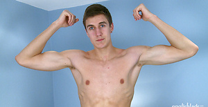 Tall Lean Straight Lad Simon Shows Off His Large Uncut Cock