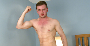 Muscular & Hairy Young Man Briley Shows off himself