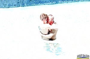 Doug Jeffries & Sean Blue fucking by the pool